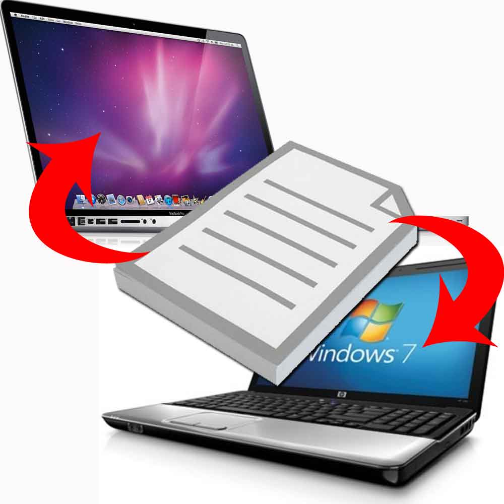 access files on windows pc with mac emulator